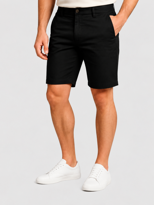 Bermudas Mezclilla Negra Hombre Edwards