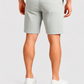 Men's gray denim Bermuda shorts