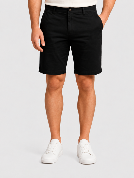 Bermudas Mezclilla Negra Hombre Edwards