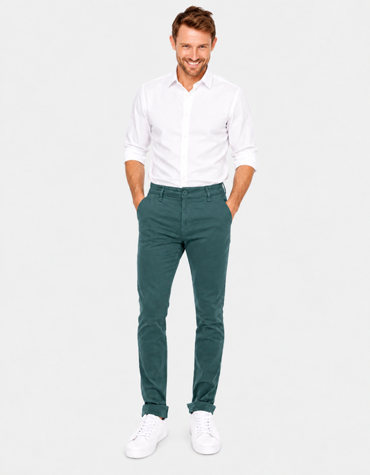 MEN'S SKINNY KHAKI TWILL PANTS 5501