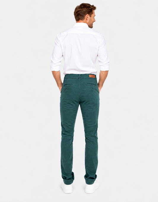 MEN'S SKINNY KHAKI TWILL PANTS 5501