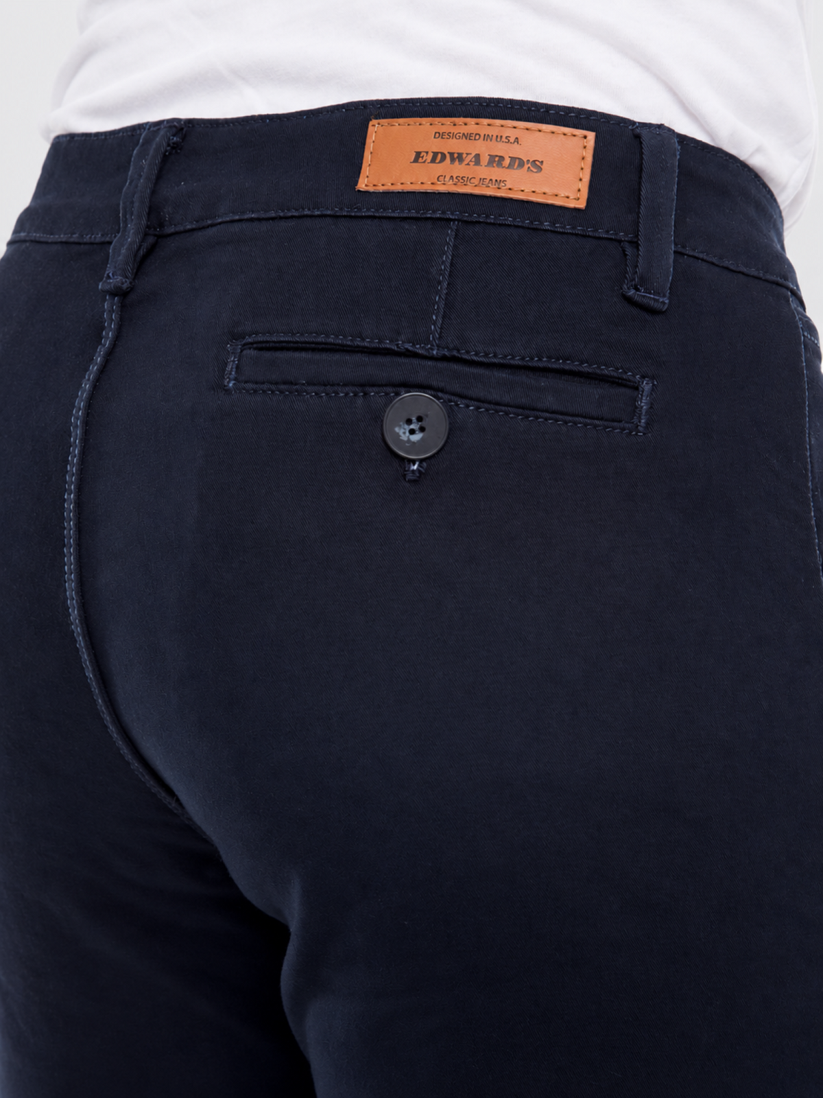 Pantalón Gabardina Skinny Estilo Chino Hombre