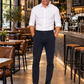Pantalón Gabardina Skinny Azul Marino Hombre