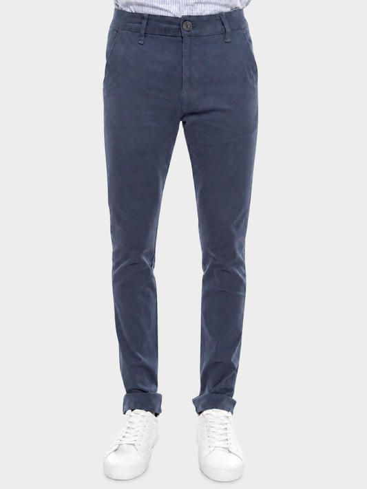 Pantalón Gabardina Skinny Estilo Chino Hombre