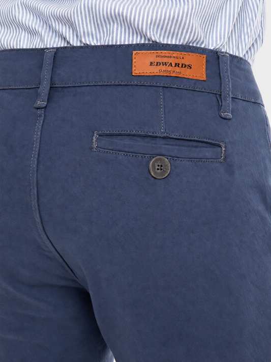 Pantalón Gabardina Skinny Estilo Chino Hombre
