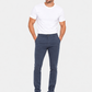 Pantalón Gabardina Skinny Estilo Chino Azul Hombre