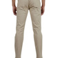 Pantalón Hombre Recto Edición Gabardina Tipo Jean Beige Edward's Boss