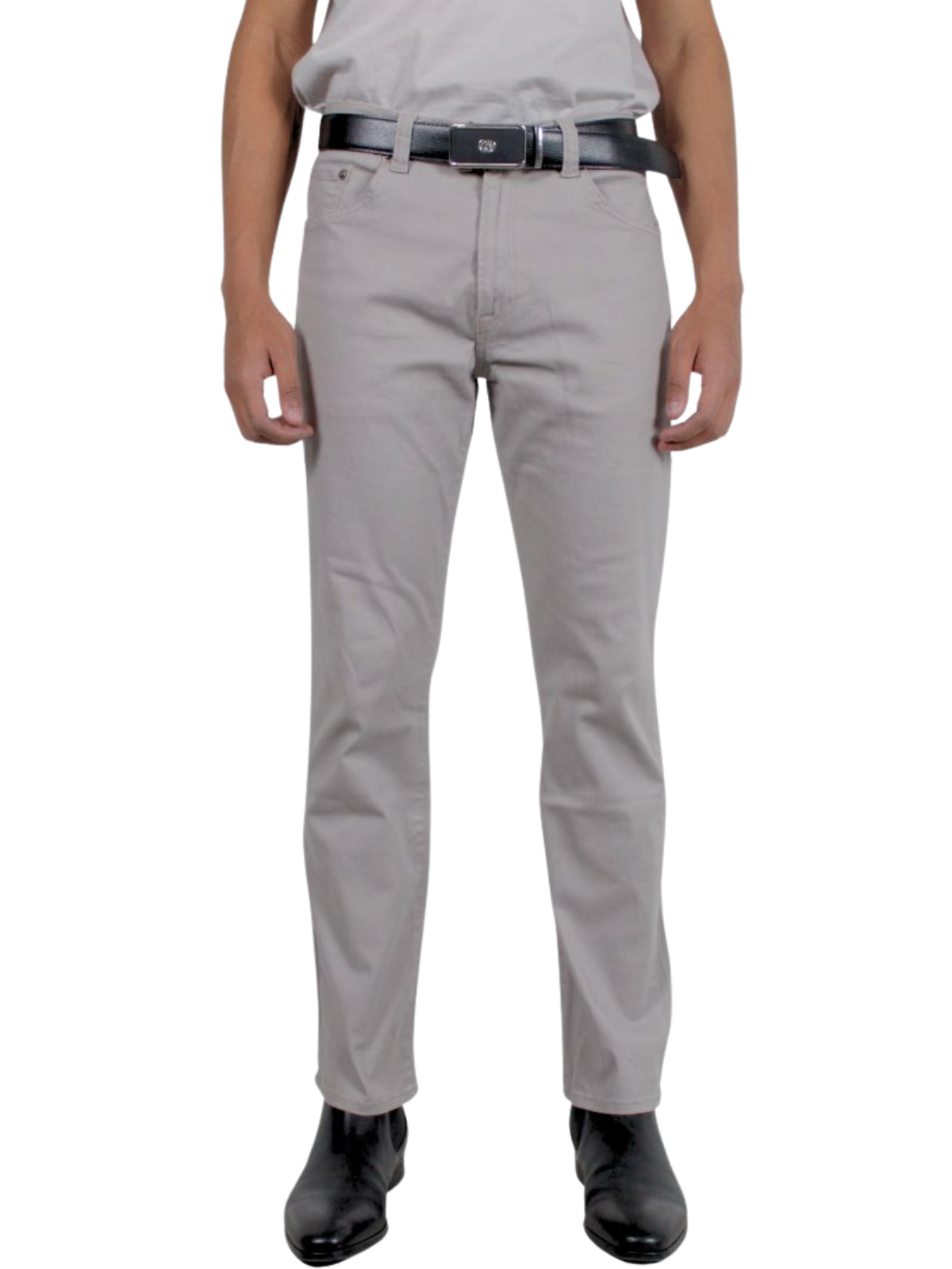 BOSS BEIGE MEN'S TWELLING TROUSERS