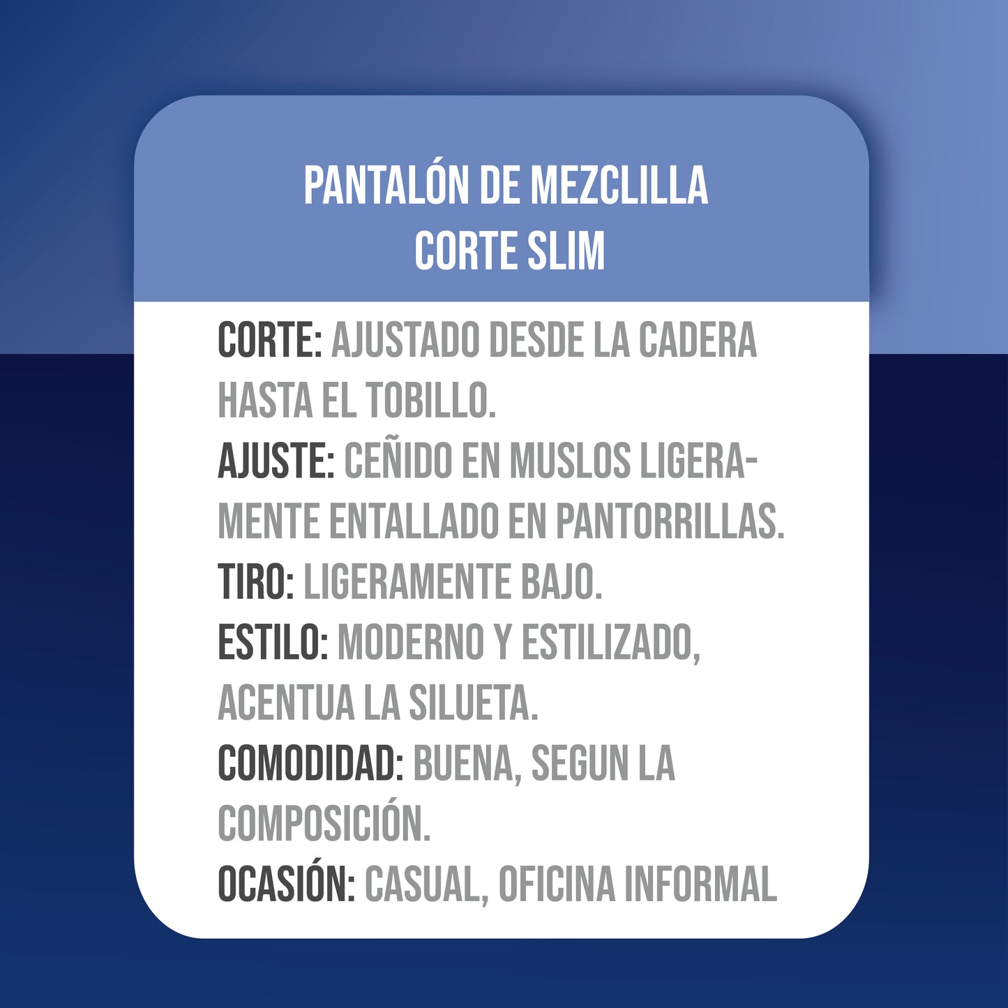 Edward's 01Bex Jeans Slim Hombre Mezclilla Stretch Petróleo