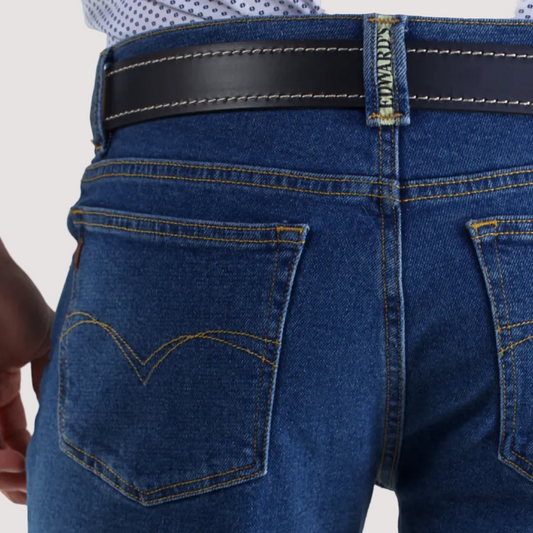 Jeans Recto Stretch Azul Medio Edward’s
