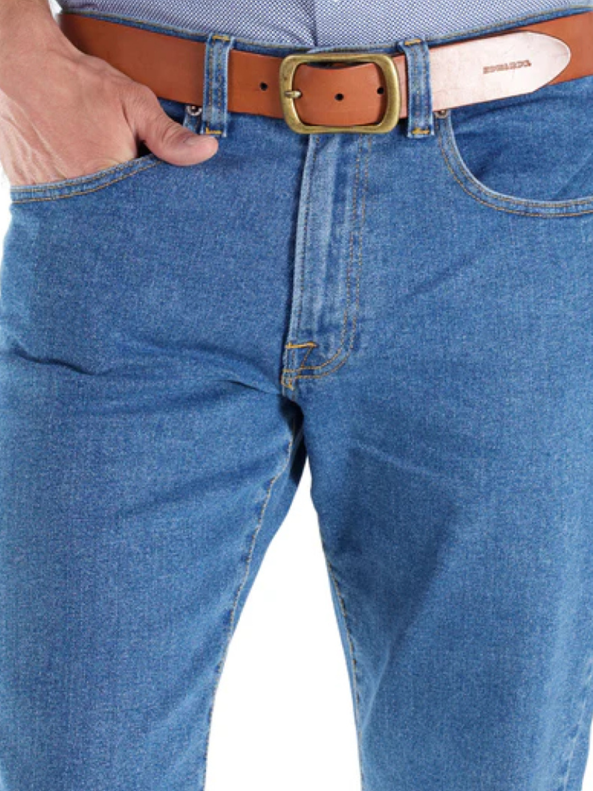Jeans Recto Hombre Stretch Azul Claro Edward’s 2690