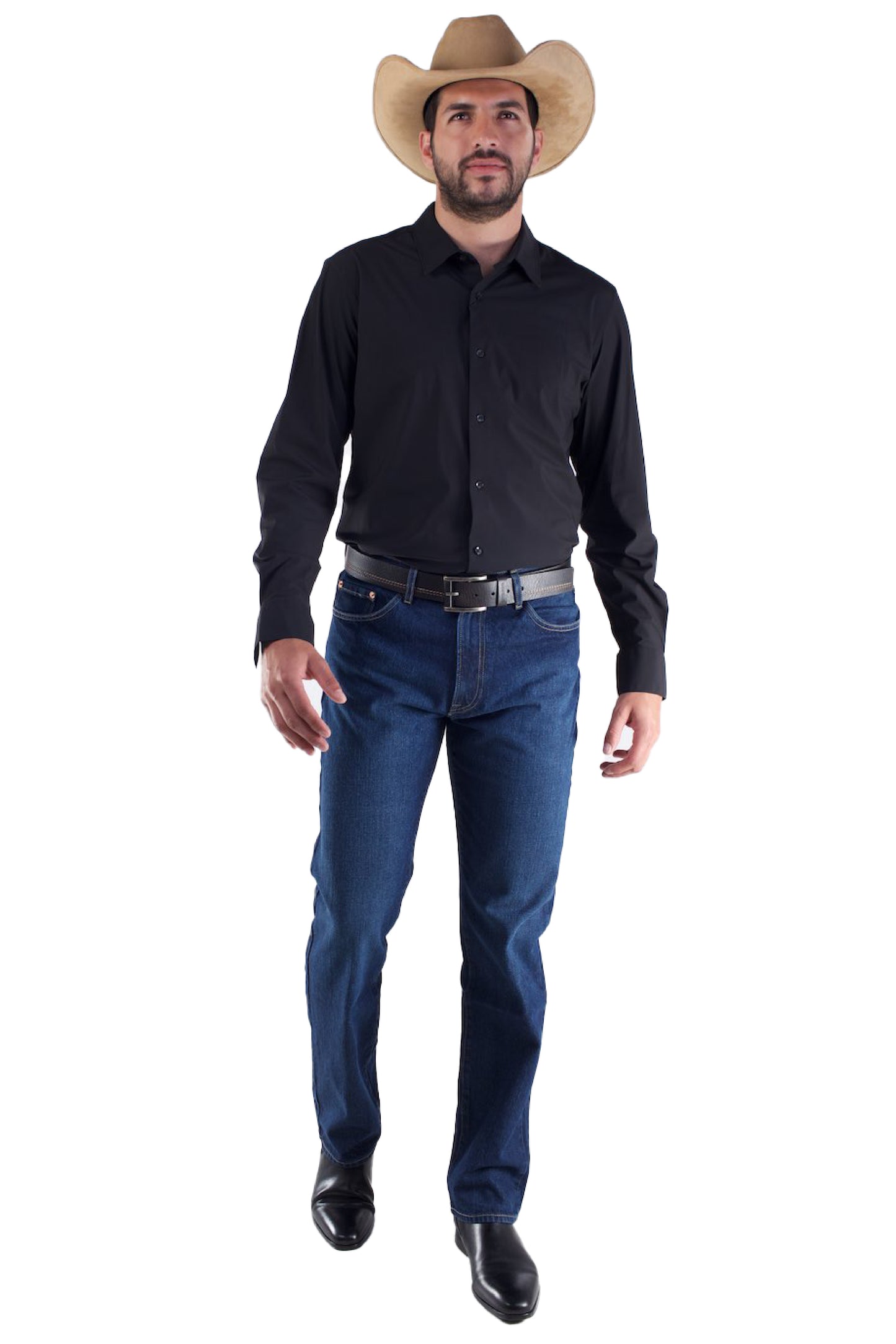 Edward's 2710 Jeans Recto Hombre Mezclilla Azul Oscuro Desgastado