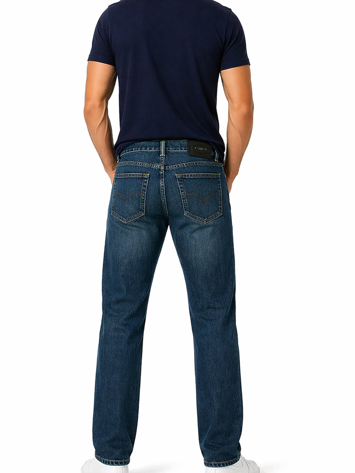 Jeans Hombre Recto Azul Oscuro Edward's EE03