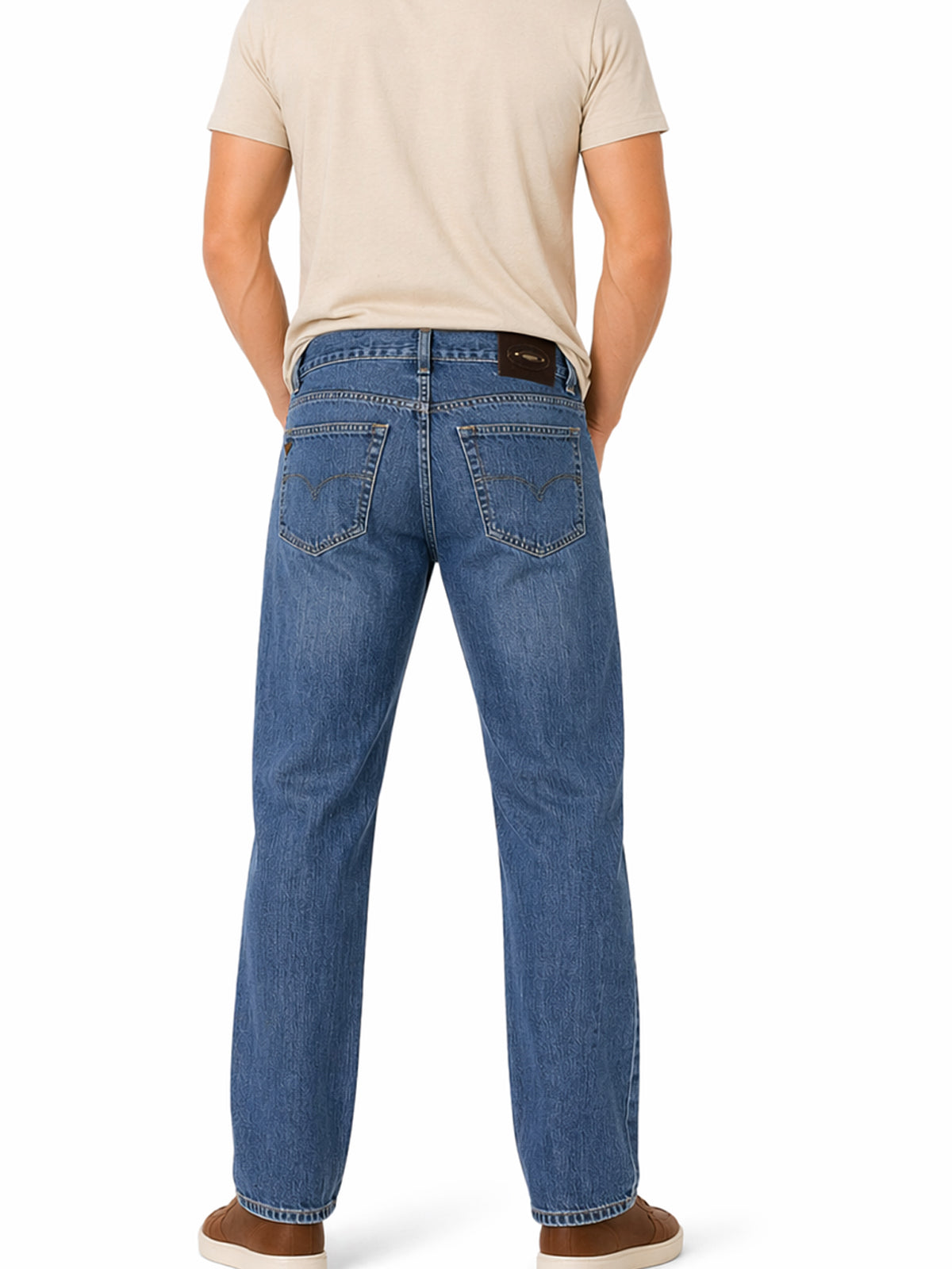 Jeans Hombre Recto Azul Medio Edward's EE04