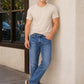 Jeans Hombre Recto Azul Medio Edward's EE04