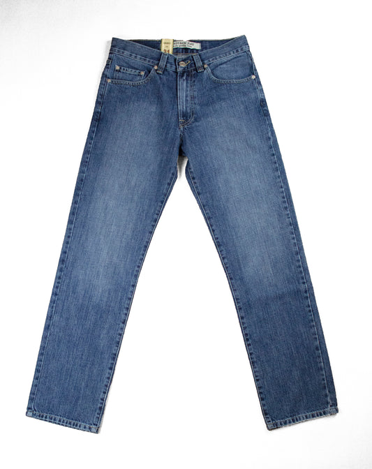 Edward's EE04 Jeans Recto Hombre Mezclilla Azul medio Desgastado