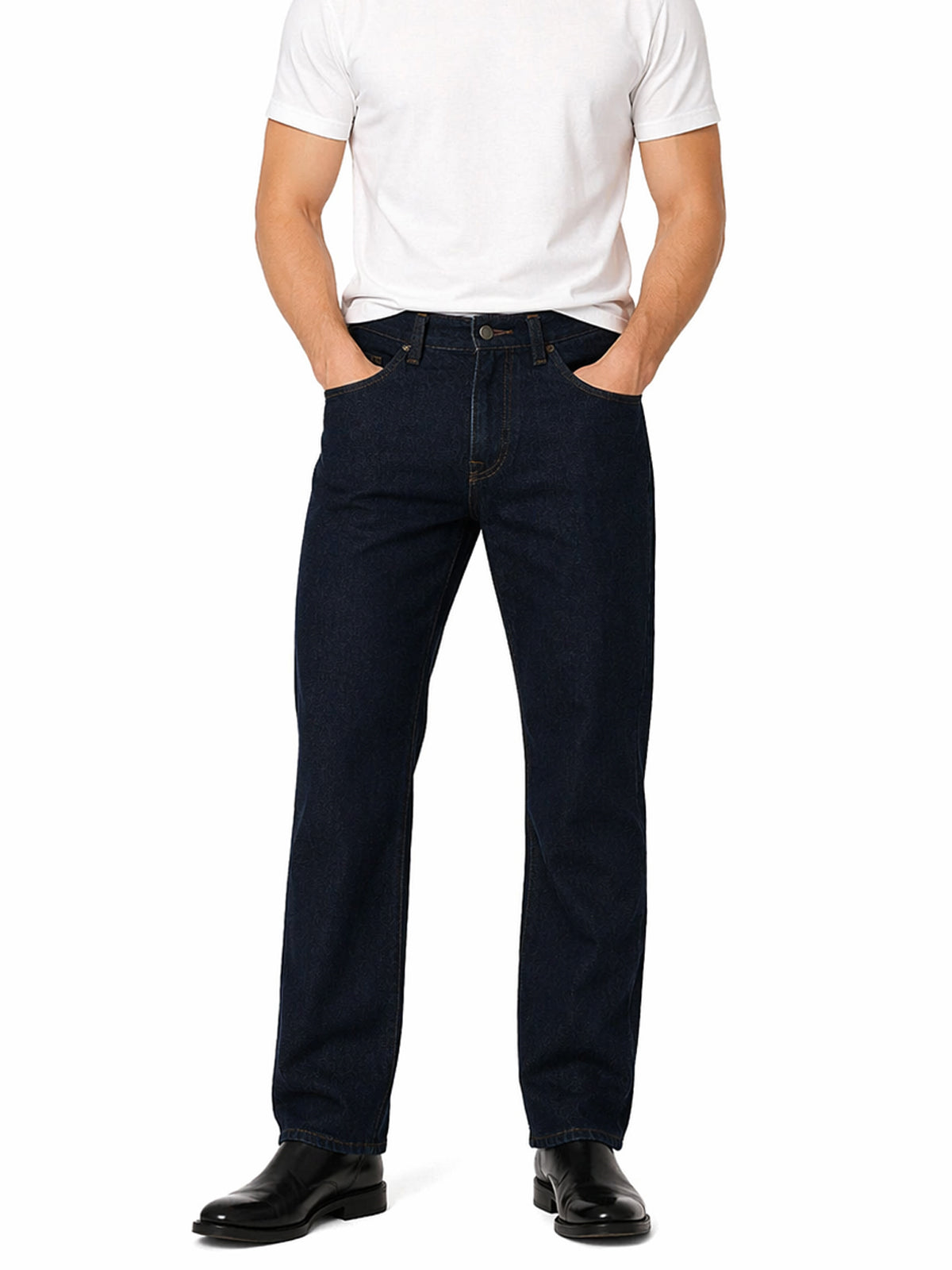 Jeans Hombre Recto Azul Oscuro Edward's EE05