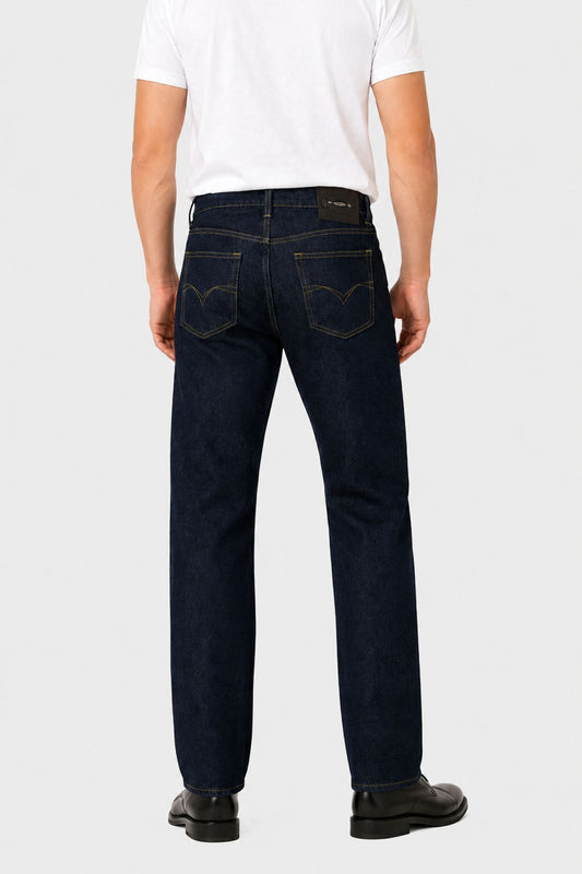 Jeans Straigh Azul Oscuro Hombre EE05