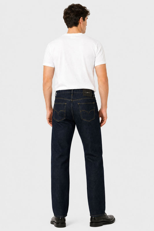Jeans Straigh Azul Oscuro Hombre EE05