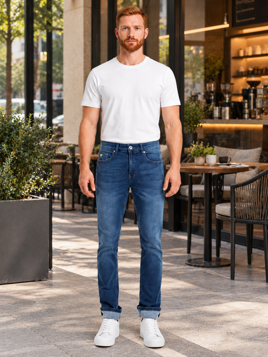 MEN'S SKINNY DENIM PANTS EJ 004