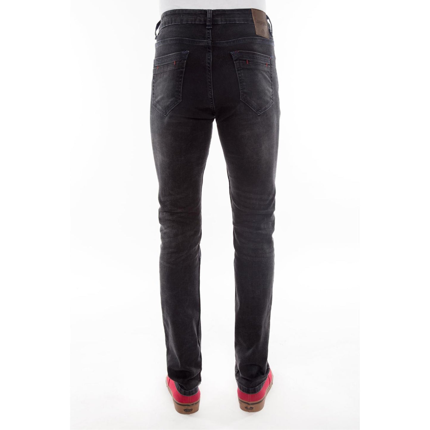 Jeans Hombre Skinny Denim Stretch Negro Edward's EJ03