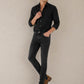Jeans Hombre Skinny Denim Stretch Negro Edward's EJ03