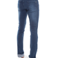Jeans Hombre Skinny Efecto Bigotes Delanteros Azul Medio Edward's EJ04