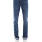 Jeans Hombre Skinny Efecto Bigotes Delanteros Azul Medio Edward's EJ04