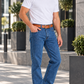 Jeans Recto Stretch Azul Hombre Edwards 2690