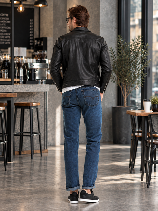 Jeans Hombe Recto Stone Medio Edwards