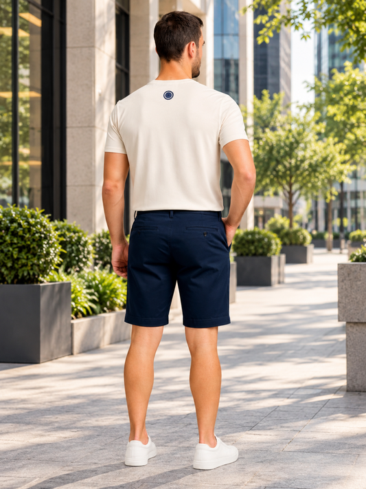 Bermudas Mezclilla Azul Hombre Edwards