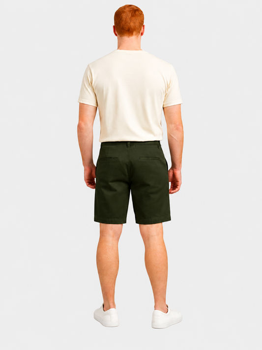 Bermudas Mezclilla Olivo Hombre Edwards