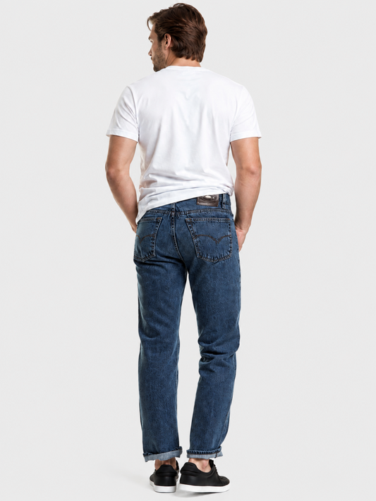 Jeans Hombe Recto Stone Medio Edwards