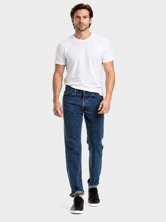 Jeans Hombe Recto Stone Medio Edwards