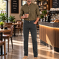Pantalón Gabardina Skinny Gris Hombre