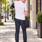 ORANGE ROUND NECK T-SHIRT