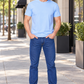 ORANGE ROUND NECK T-SHIRT