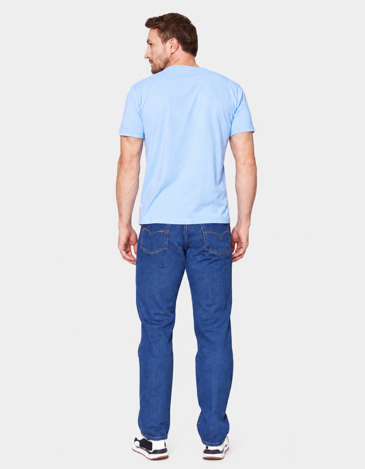 ORANGE ROUND NECK T-SHIRT