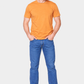 ORANGE ROUND NECK T-SHIRT
