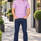 ORANGE ROUND NECK T-SHIRT
