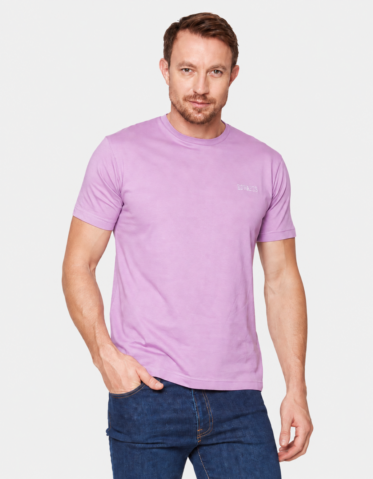 ORANGE ROUND NECK T-SHIRT
