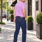 ORANGE ROUND NECK T-SHIRT
