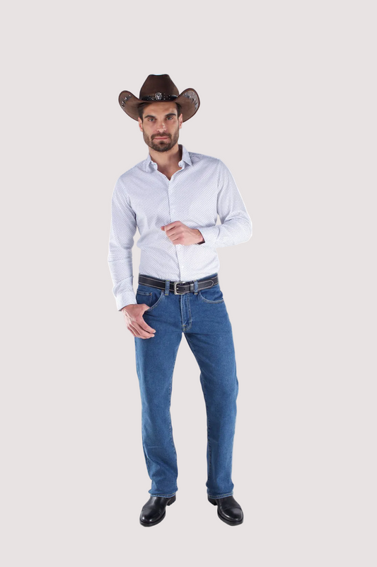 Jeans Recto Stretch Azul Medio Edward’s