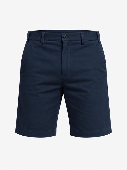 Men's olive green denim Bermuda shorts