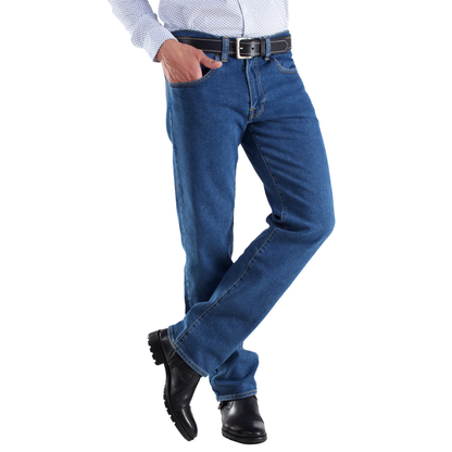 Jeans Recto Hombre Stretch Azul Medio Edward’s 2680