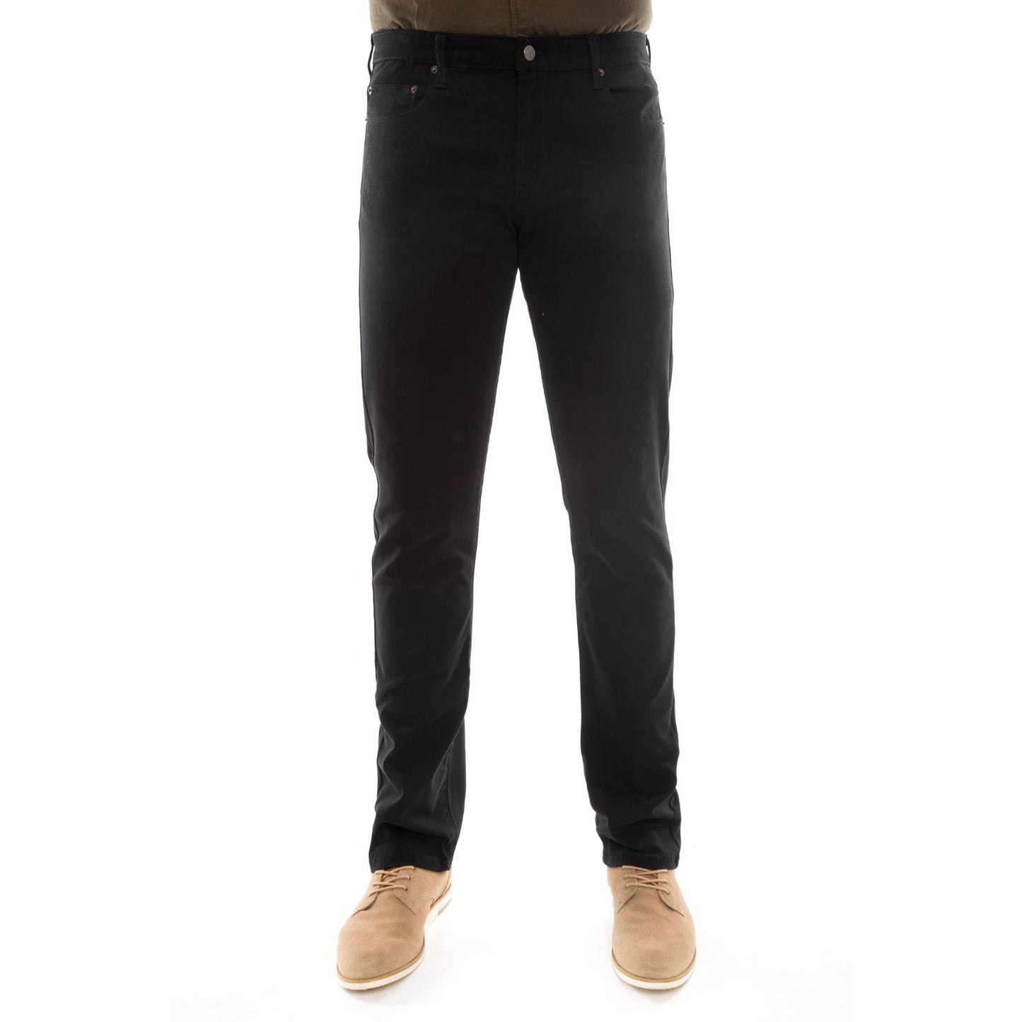 Pantalón Hombre Skinny Gabardina Stretch Tipo Jean Negro Edward's Tokyo