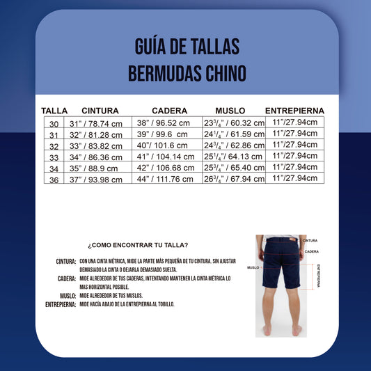 Bermudas Mezclilla Hombre Edward's