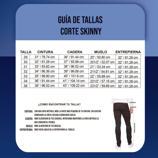Pantalón Gabardina Skinny Estilo Chino Hombre