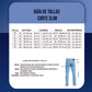 Jeans Slim Azul Petróleo Edward's