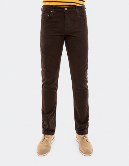 Pantalón Gabardina Skinny Café Hombre